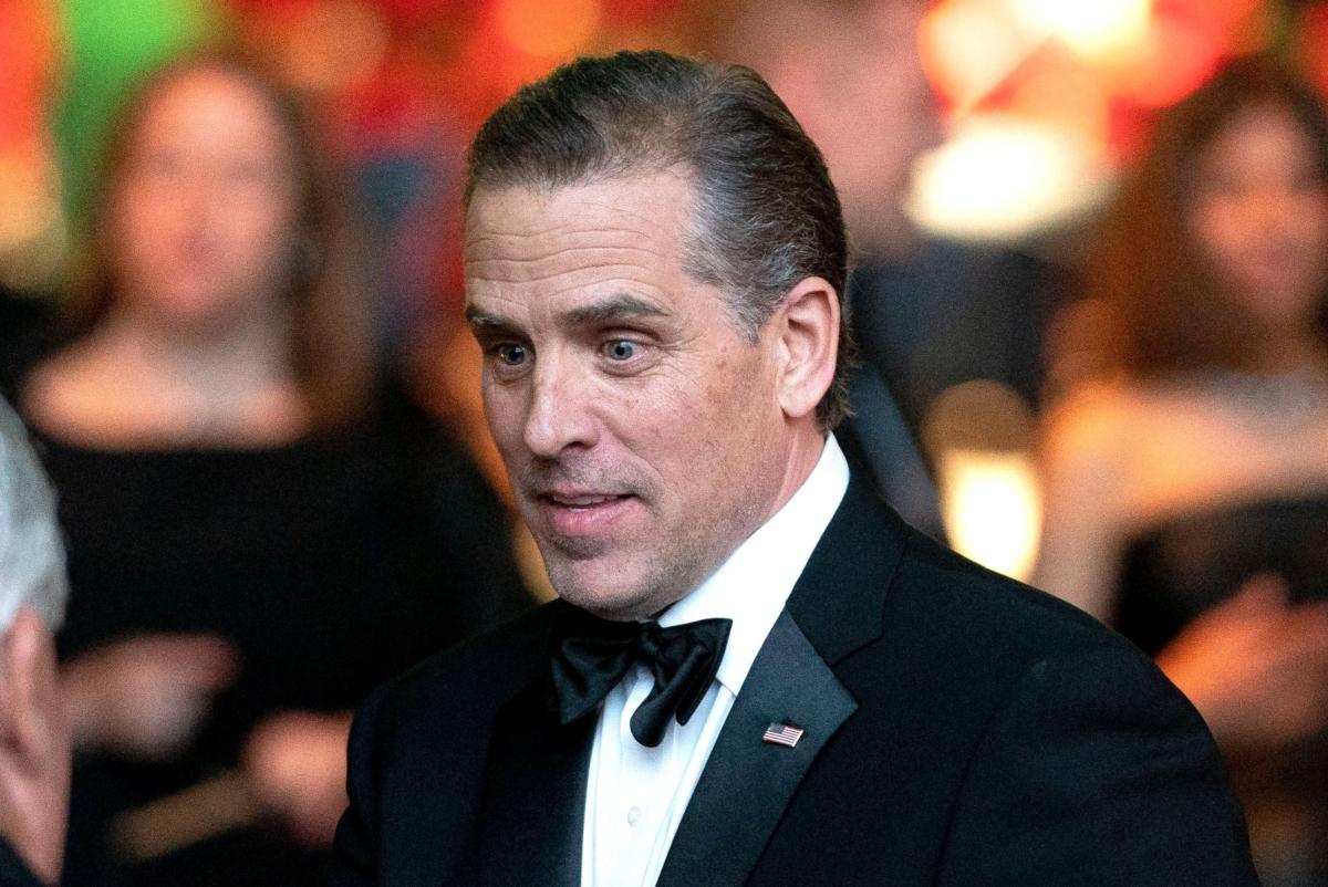 Hunter Biden arrives for a toast during an official state dinner in honor of India's Prime Minister Narendra Modi at the White House in Washington, on June 22, 2023. (Stefani Reynolds/AFP via Getty Images)