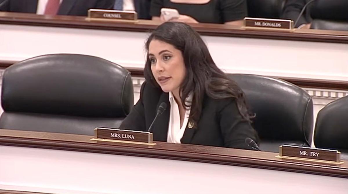 Rep. Anna Paulina Luna (R-Fla.) speaks at a House Oversight Subcommittee hearing on June 21, 2023. (House Oversight Committee/Screenshot via NTD)