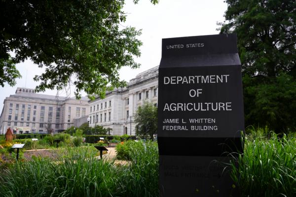U.S. Department of Agriculture in Washington on June 28, 2023. (Madalina Vasiliu/The Epoch Times)