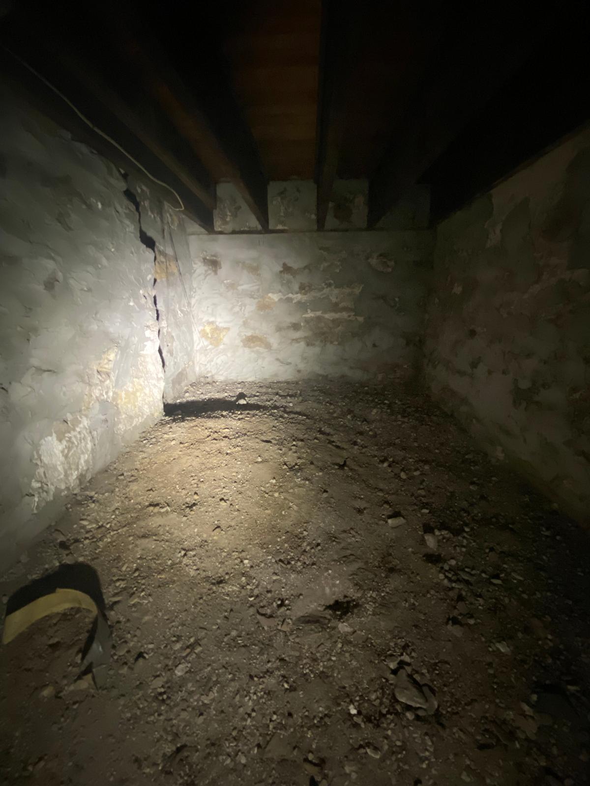 The hidden room in the manor's basement. (Courtesy of <a href="https://www.facebook.com/profile.php?id=100076974185503">Krasnesky Manor for Wayward Cats</a>)