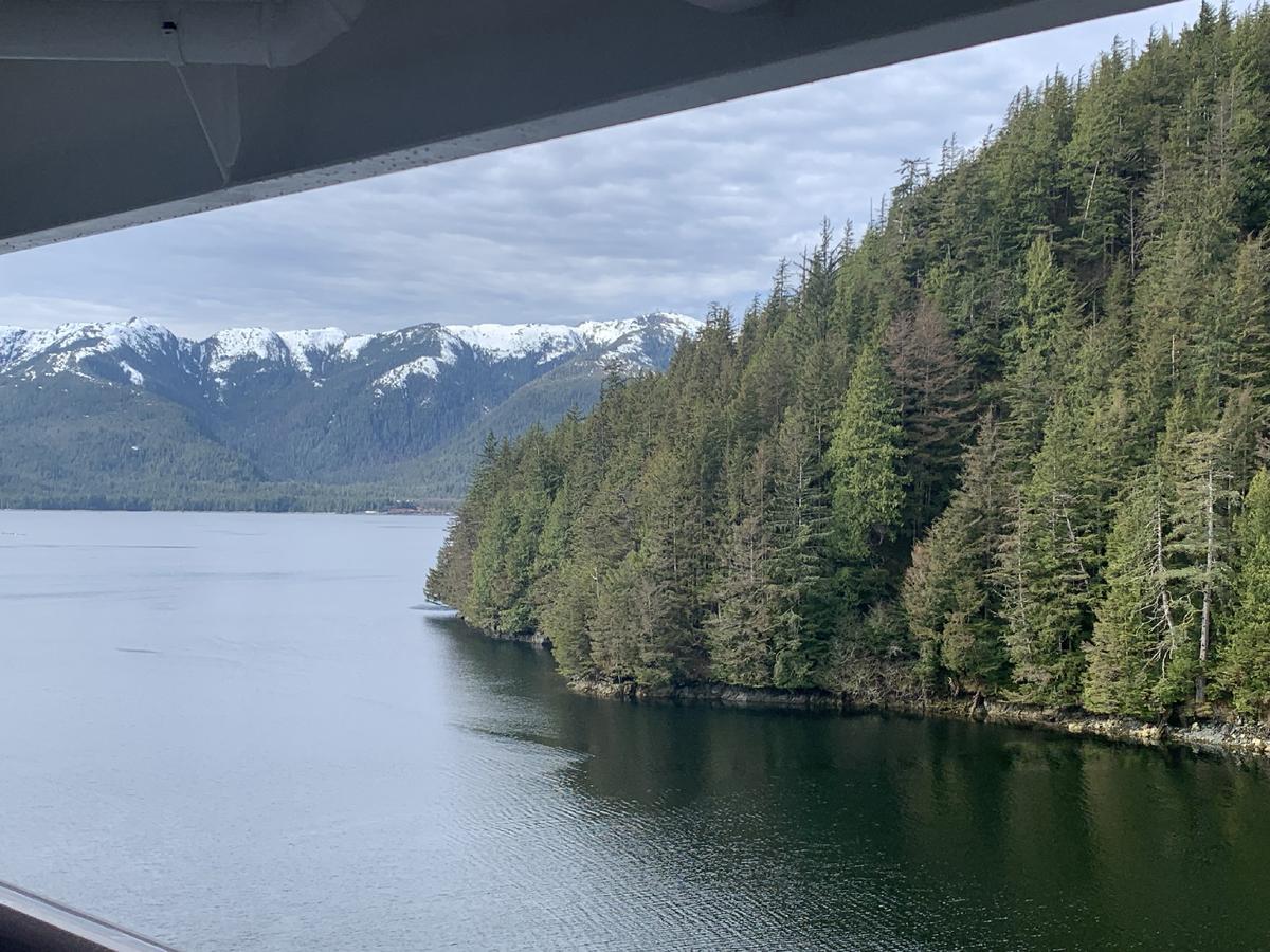 Nothing is better or more relaxing on a cruise than enjoying the gorgeous scenery from the cabin balcony, here off the coast of Ketchikan, Alaska. (Photo courtesy of Sharon Whitley Larsen)
