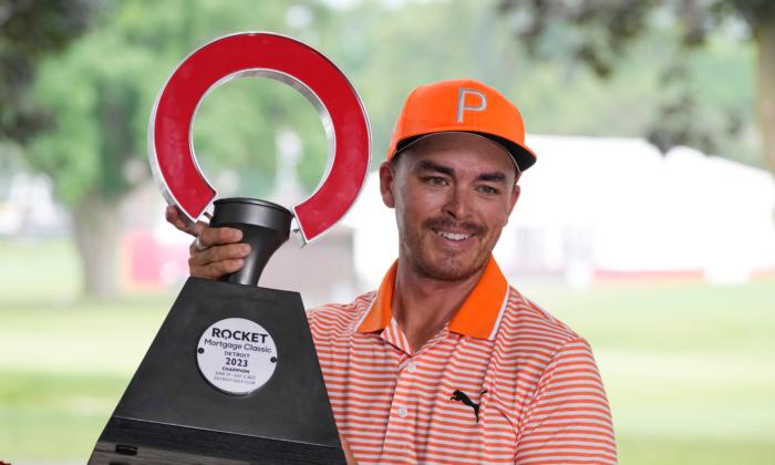 Rickie Fowler Wins Rocket Mortgage Classic in Playoff Over Morikawa and Hadwin, Ends 4-year Drought