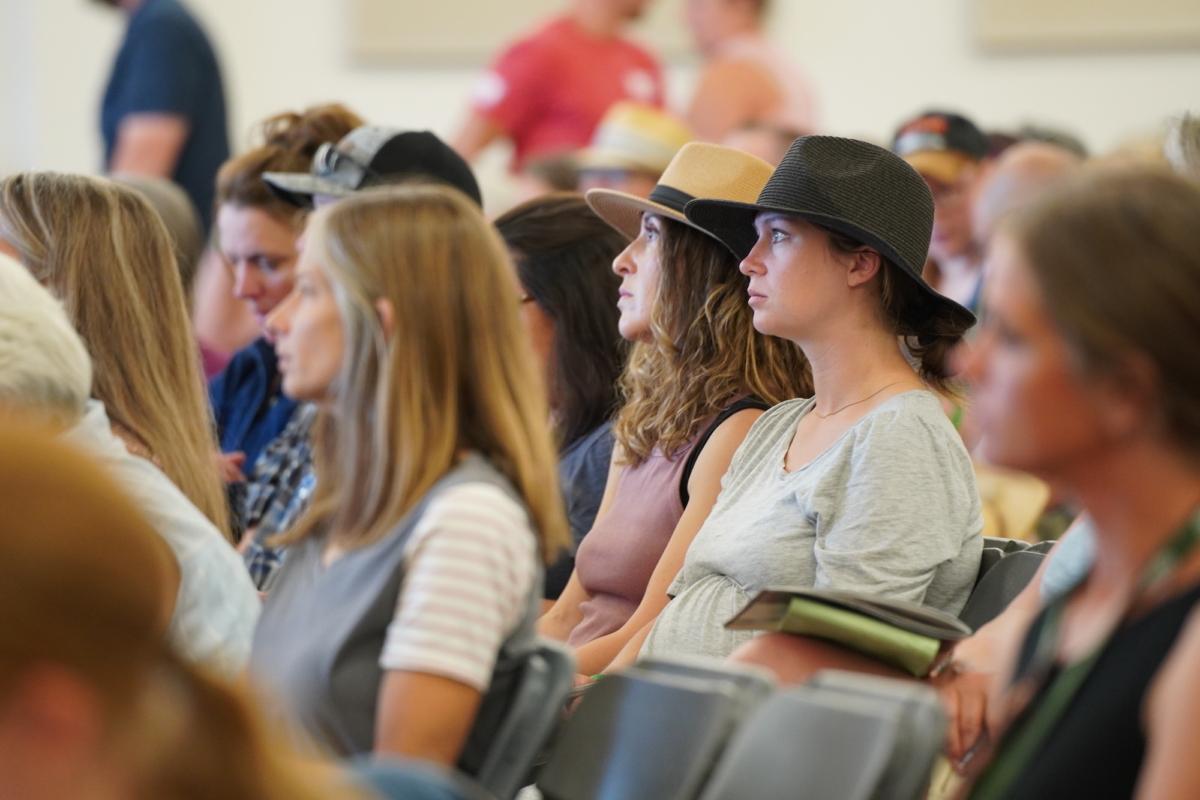 Homesteaders from across the United States gathered for two days of seminars on decentralized living at The Modern Homesteading Conference in Coeur d'Alene, Idaho, from June 30 to July 1, 2023. (Allan Stein/The Epoch Times)
