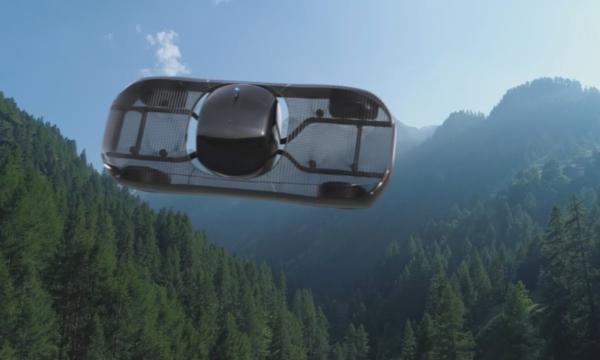 The Alef Model A flying car in a computer-generated image. (Courtesy of Alef Aeronautics)