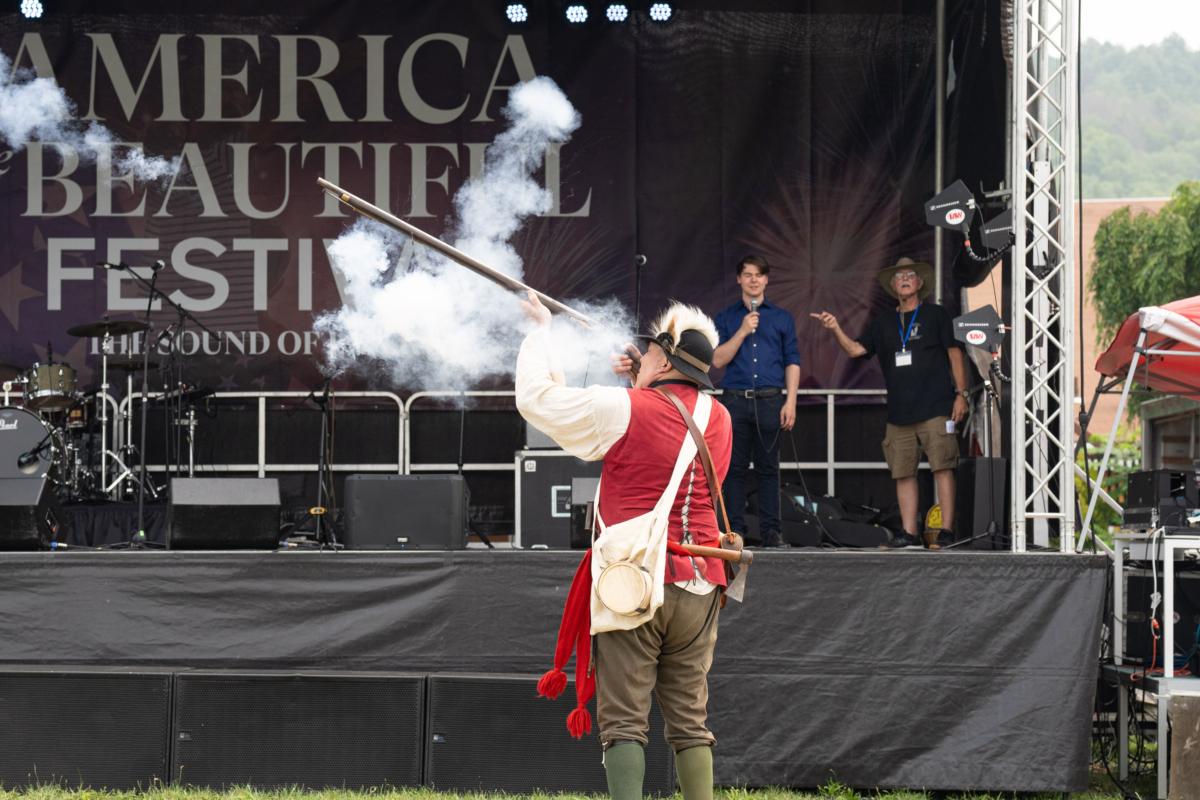 America the Beautiful Festival in Deerpark, N.Y., on July 1, 2023. (Larry Dye/The Epoch Times)