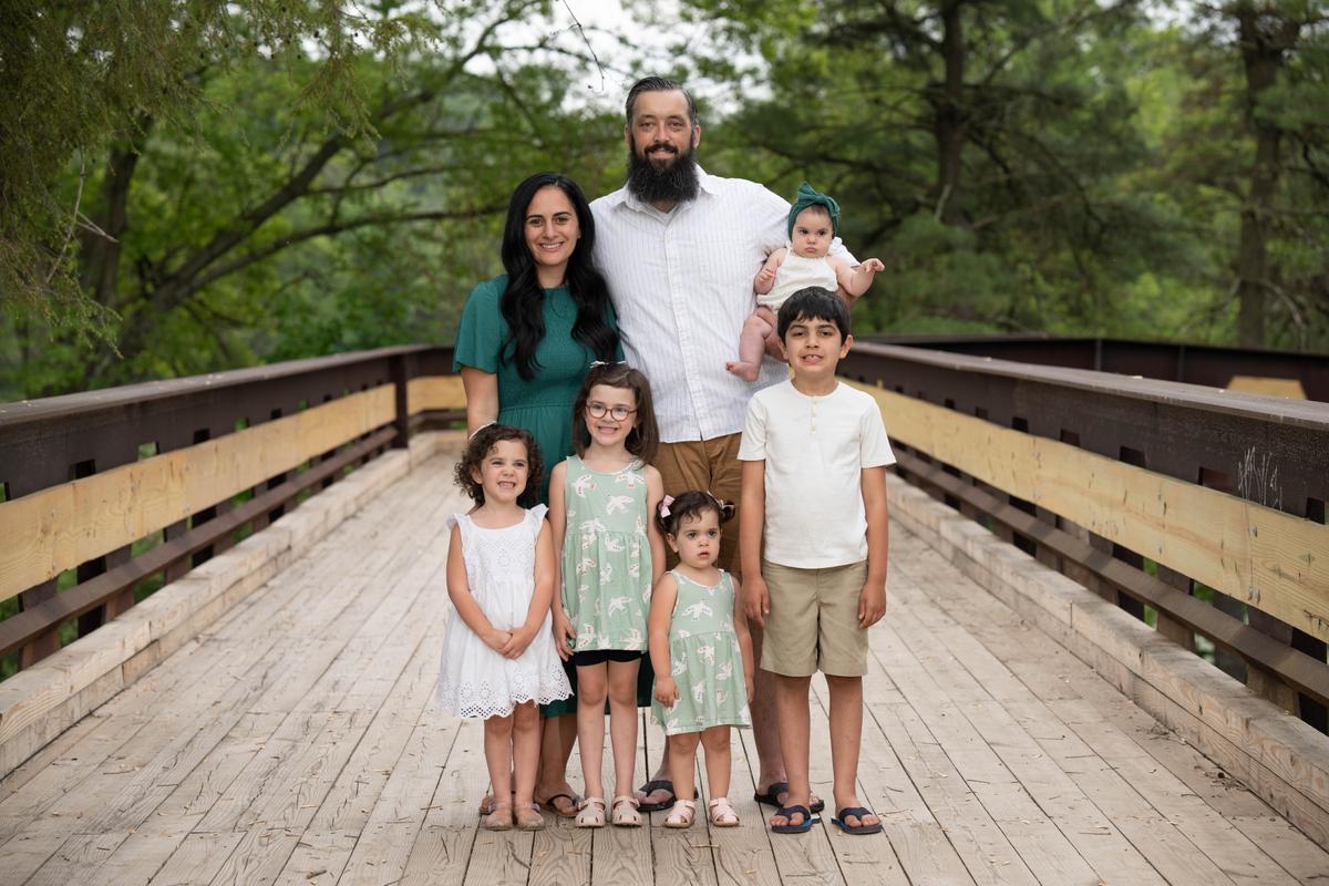 The Rose family. The couple hosts the Christian podcast, "Whatever Is True Podcast" and runs "Whatever Is True Co," an online shop selling Scripture cards and Bible curriculum. (Courtesy of <a href="https://www.instagram.com/wavesandlilacs/">Bethany Rose</a>)