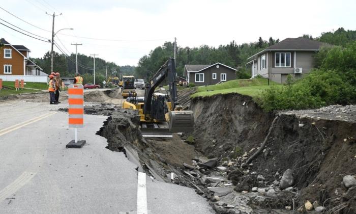 Search Continues for Two People Missing After Quebec Landslide