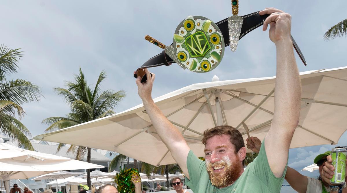 Iowa Man Wins Fourth of July Key Lime Pie Eating Championship in Florida Keys