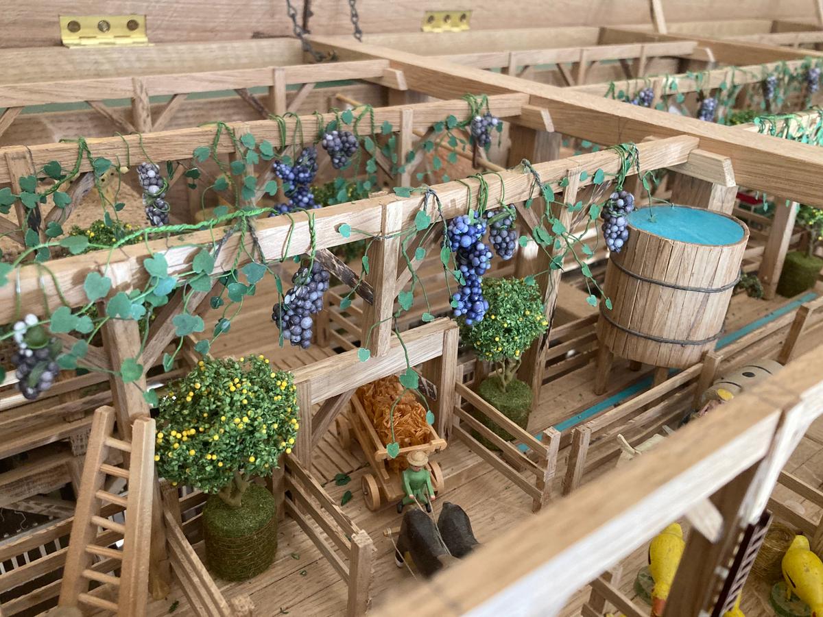The model Ark features the production of grape juice, as mentioned in the Bible. (Courtesy of <a href="https://www.instagram.com/hiskidscompany/">Megan Jenkins</a>)