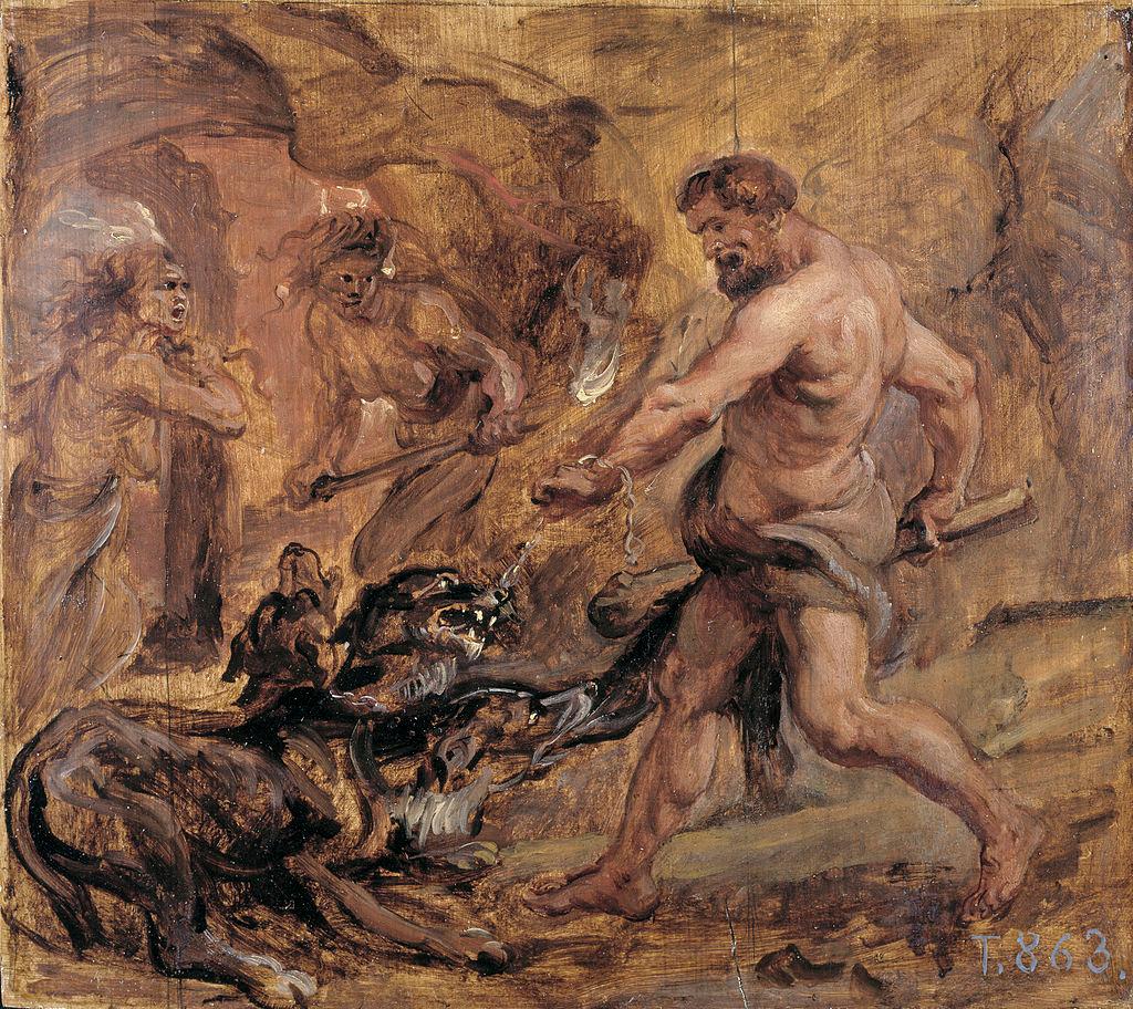 "Hercules and Cerberus," 1636, by Peter Paul Rubens. Oil on canvas, Prado Museum. (Public Domain)