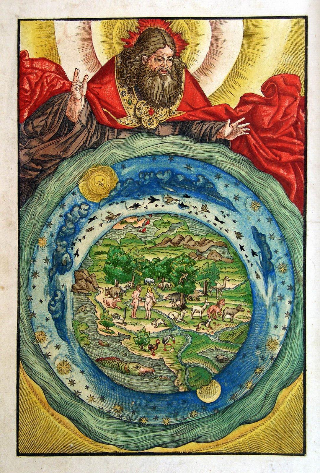 "The Creation," 1534, by Lucas Cranach from Martin Luther's 1534 translation of the Bible. (Public Domain)