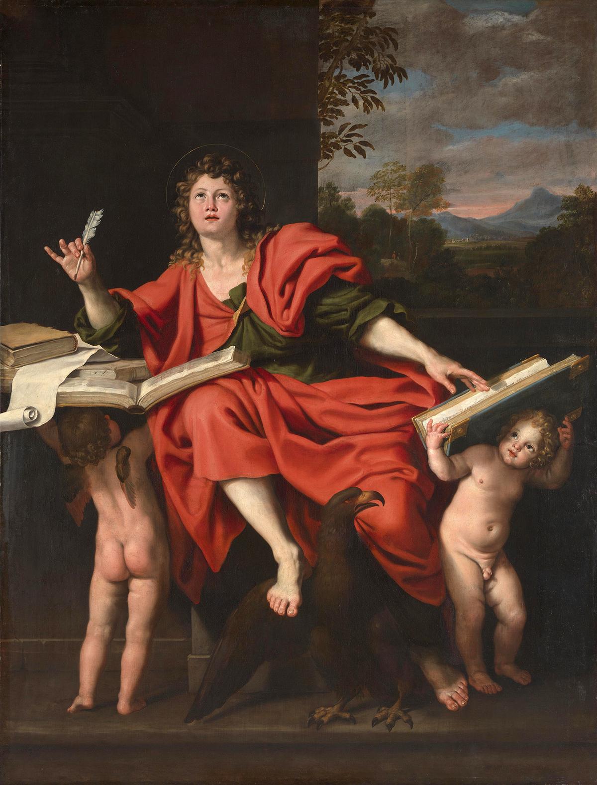 There is a very strong case for arguing that the Book of Revelation is a poem. "Saint John the Evangelist," between 1624–1629, by Domenichino. National Gallery, London. (Public Domain)