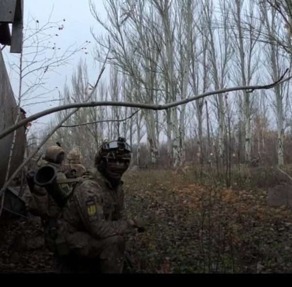 Ian Frank Tortorici fighting with the International Legion in Ukraine. (Courtesy of Jon Frank)