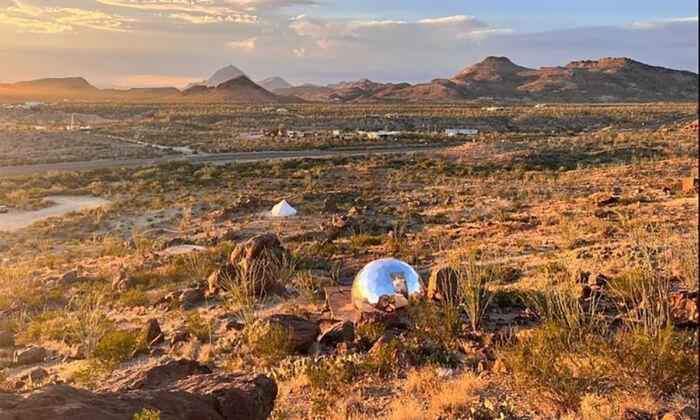 A ‘Mirrored Space Pod’ in Texas Is Named Best ‘Glamping’ Spot in the US