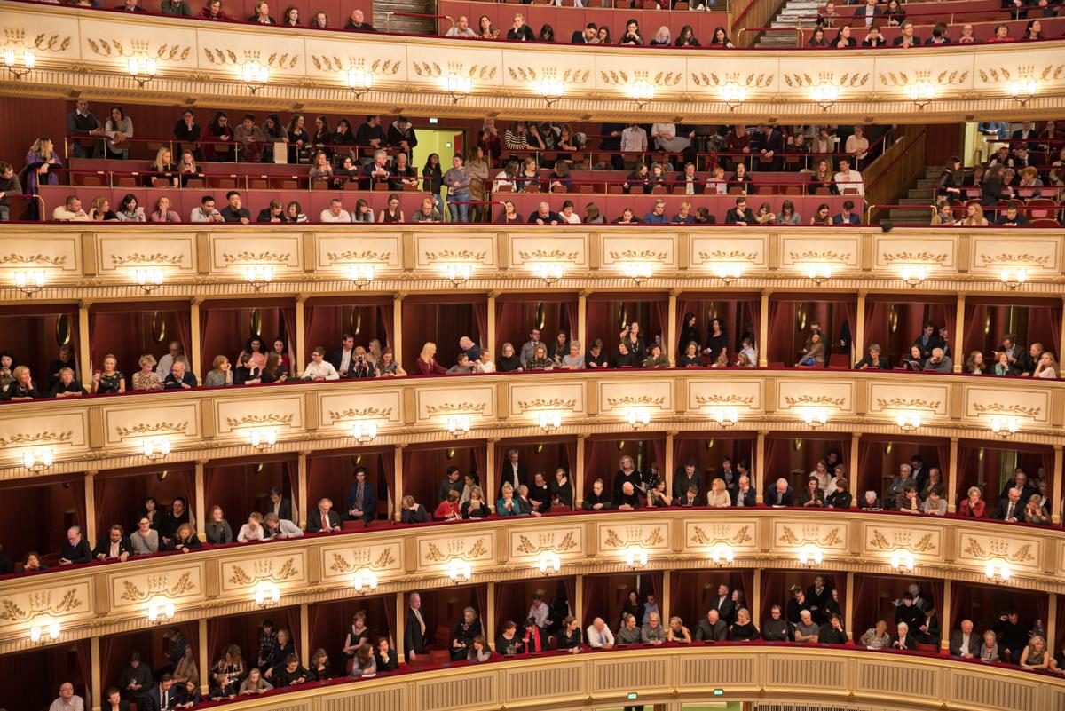 Interior of the Vienna State Opera auditorium. (Timelynx/Shutterstock)