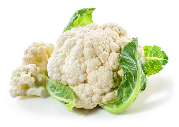 Cauliflower isolated on white background. (Tim UR/Shutterstock)