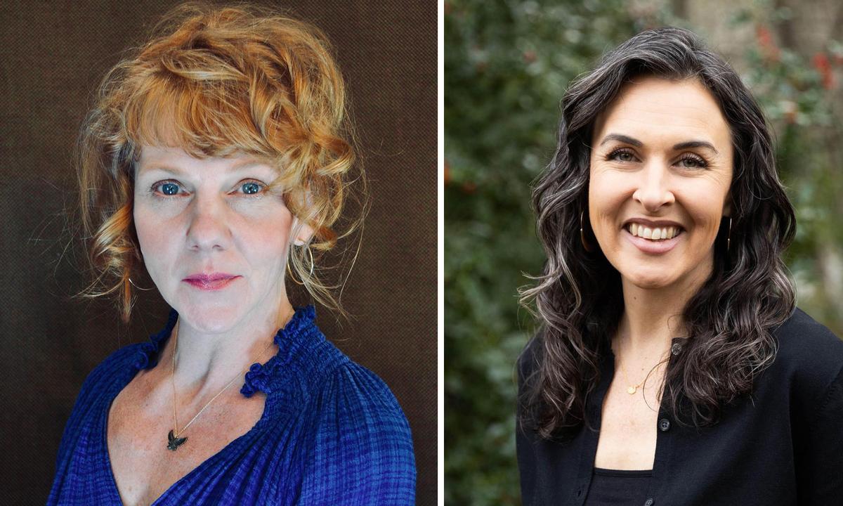 Authors of the book “Raising Conservative Kids in a Woke City:<span id="productTitle" class="a-size-extra-large"> Teaching Historical, Economic, and Biological Truth in a World of Lies" </span>Stacy Manning (Left), editor for <a href="https://thembeforeus.com/">Them Before Us</a>, and Katy Faust (Right), founder and president of <a href="https://thembeforeus.com/">Them Before Us</a>. (Courtesy of <a href="https://thembeforeus.com/">Katy Faust and Stacy Manning</a>)
