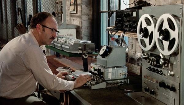 Harry Caul (Gene Hackman) is hired to surveil a couple, in "The Conversation." (Paramount Pictures)