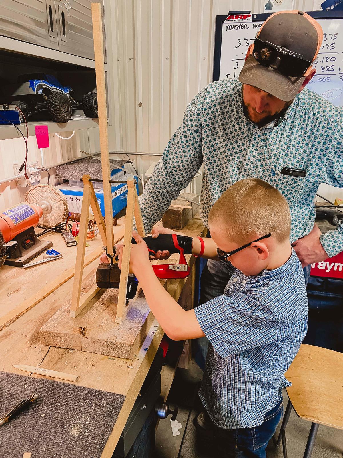 Bridger, 10, loves creating things. The family calls him a little builder who is full of innovative ideas and curiosity. (Courtesy of <a href="https://www.theprairiehomestead.com/">Jill Winger</a>)