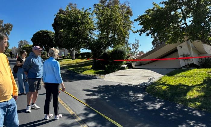 California Homes Evacuated as Ground Shifts