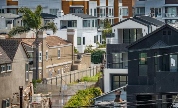 Housing units in Huntington Beach, Calif., on March 17, 2023. (John Fredricks/The Epoch Times)