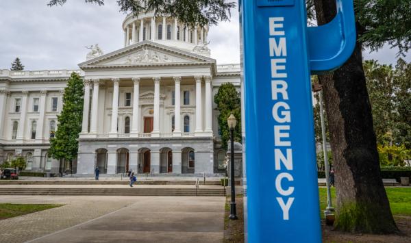 The California State Capitol building, in Sacramento, on March 11, 2023. (John Fredricks/The Epoch Times)