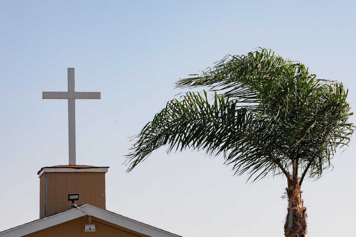 A church in Santa Ana, Calif., on Aug. 24, 2020. (John Fredricks/The Epoch Times)