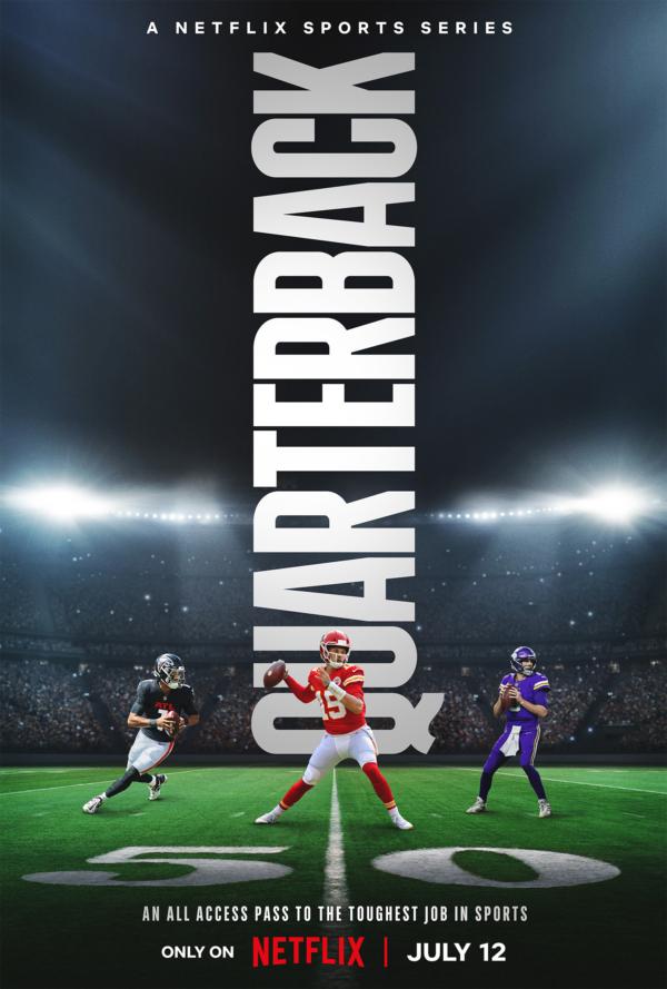 The Netflix-produced sports docuseries “Quarterback” features the lives of three quarterbacks. (Netflix)