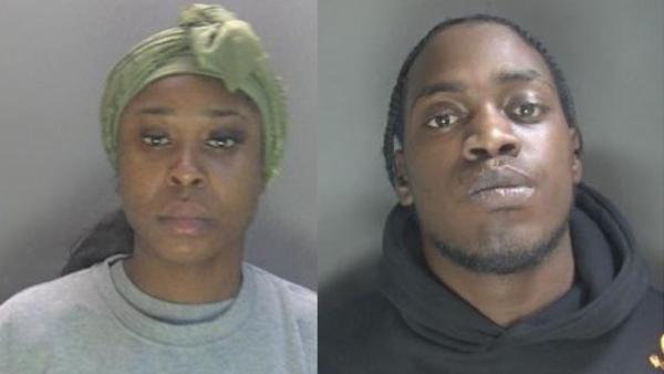 Georgia Bruce-Annan (L) and Tevin Leslie (R) who have been convicted of murdering Vishal Gohel in Bushey, England, on Jan. 23, 2022. (Hertfordshire Police)