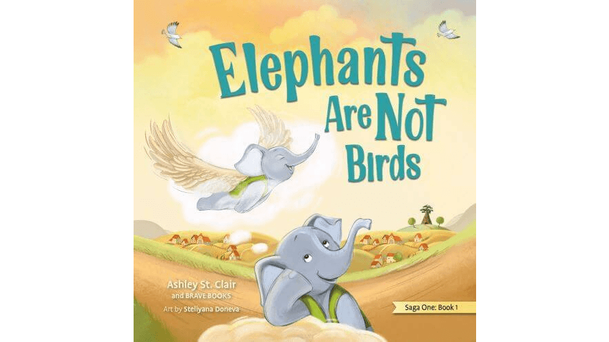 Book cover for "Elephants Are Not Birds," by Ashley St. Clair.