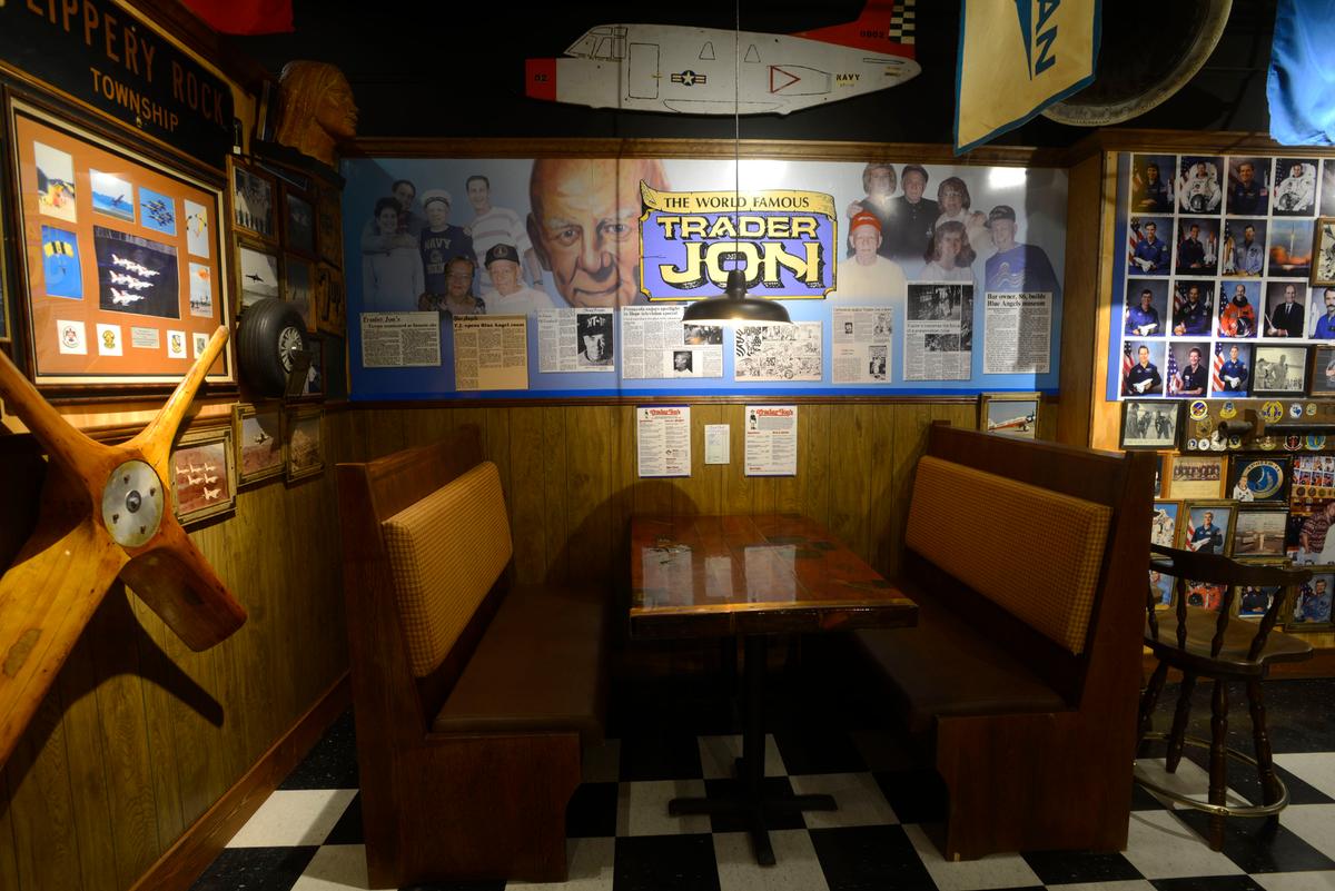 Check out the Trader Jon exhibit at Pensacola Museum of History. It recreates the former Trader Jon’s Bar on Palafox Street, a popular watering hole for officers and aviators (Courtesy of Historic Pensacola/TNS)