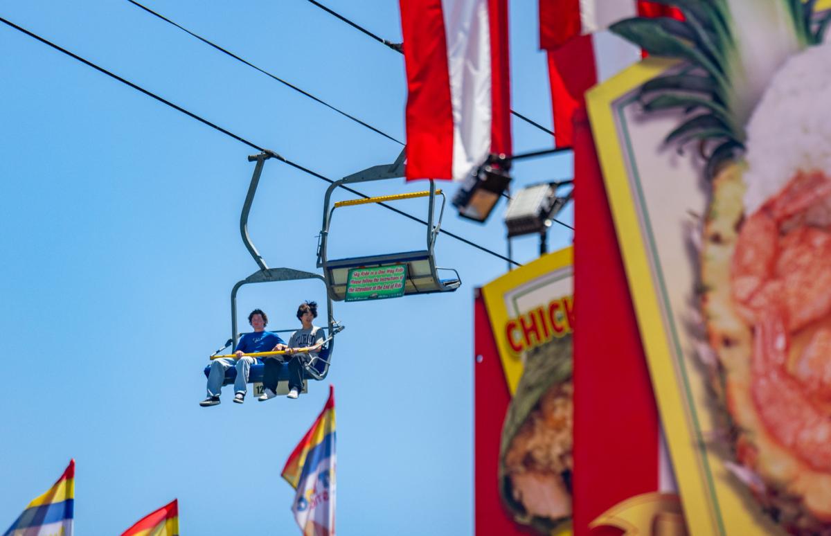 Opening day of the Orange County Fair in Costa Mesa, Calif., on July 14, 2023. (John Fredricks/The Epoch Times)