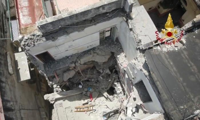 3 Survivors Rescued From Rubble of Collapsed Apartment Building in Naples, Italian Officials Say
