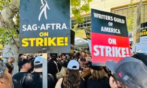 Striking Actors, Writers Swarm Hollywood in Massive Solidarity March