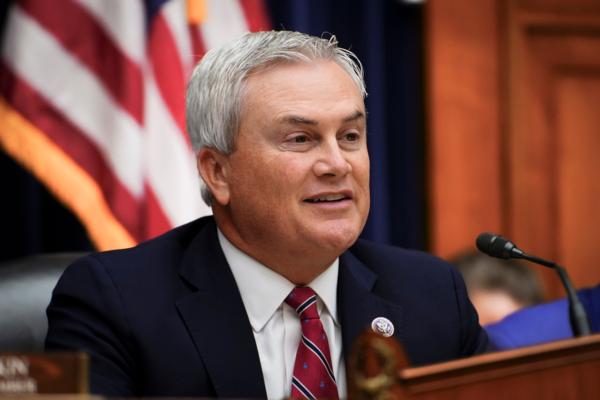 Chairman of the Full Committee on Oversight and Accountability Rep. James Comer (R-Ky.) speaks during a hearing with IRS whistleblowers about the Biden Criminal Investigation at the U.S. Congress in Washington on July 19, 2023. (Madalina Vasiliu/The Epoch Times)