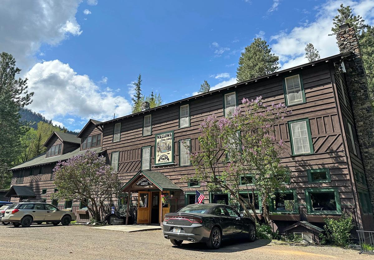 The Wallowa Lake Lodge, located in Joseph, Oregon, was built in 1923 using timber from the property for much of the original building. (Jackie Varriano/The Seattle Times/TNS)