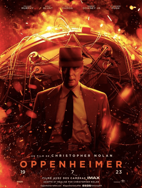 Movie poster for "Oppenheimer." (Universal Pictures)