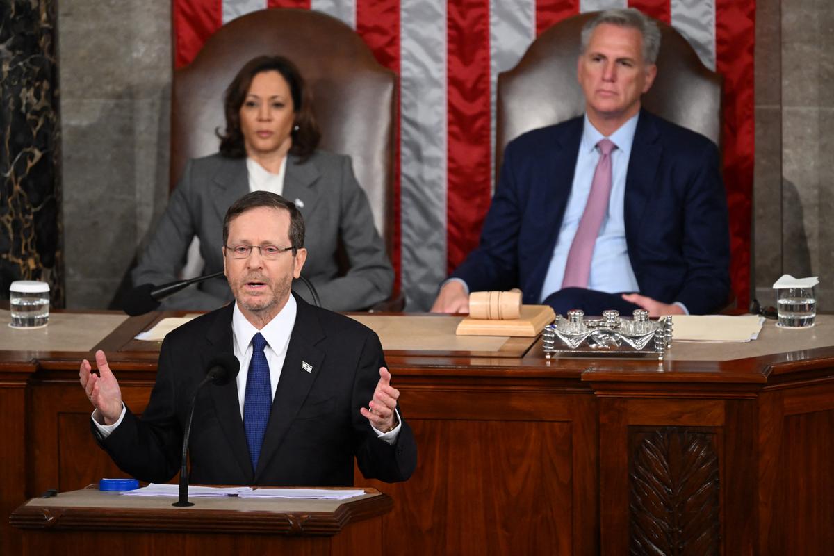 In Address to US Congress, Israel’s President Warns About Iranian Threat