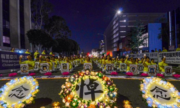 Los Angeles Vigil Mourns Those Killed in China’s Persecution of Falun Gong
