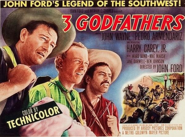 Poster for “3 Godfathers.” (Metro-Goldwyn-Mayer)