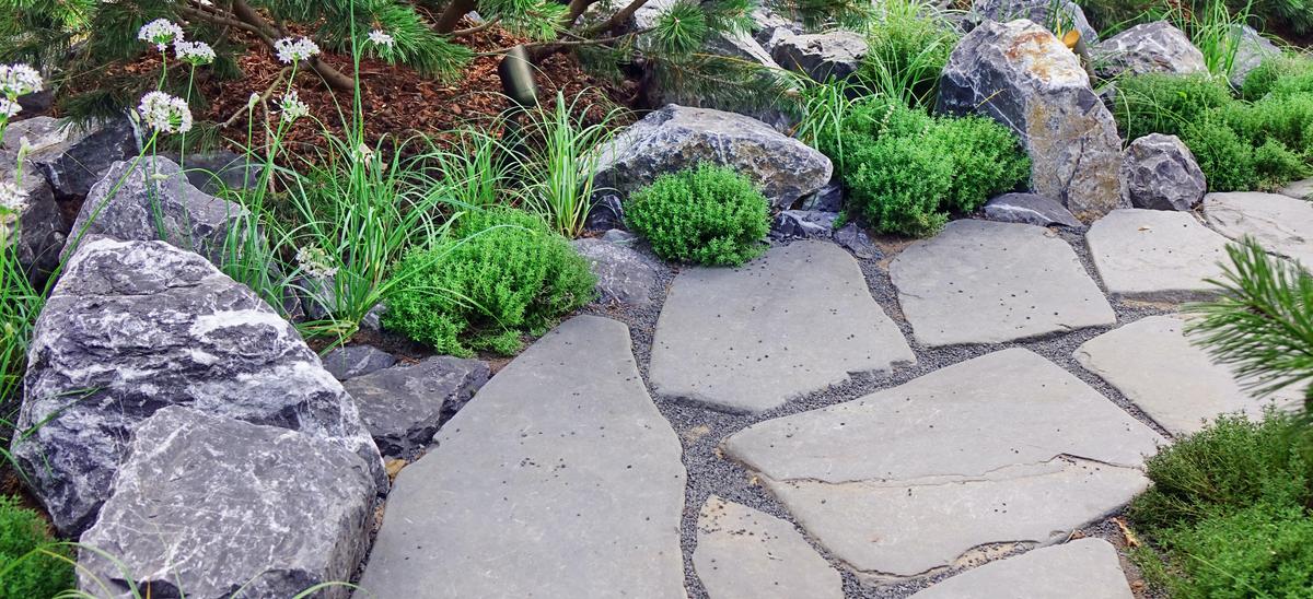 Stone Walkways Are Easy to Lay