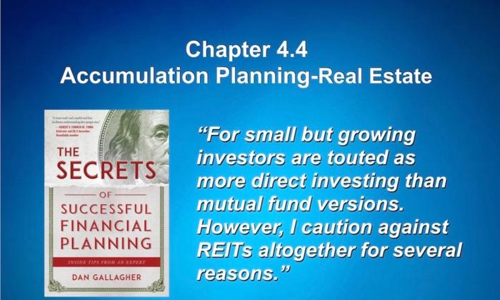 The Secrets of Successful Financial Planning: Inside Tips From an Expert (Part 4.4)