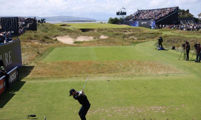 Brian Harman Matches British Open Records at Hoylake and Leads Tommy Fleetwood by 5 Shots