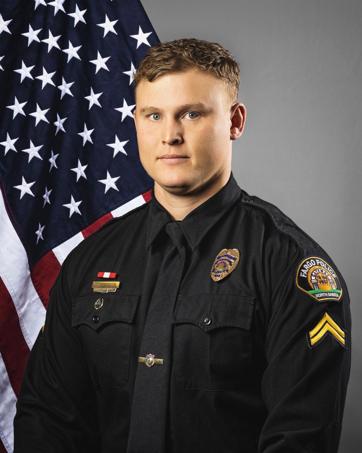 Fargo police officer Zach Robinson. (The City of Fargo, N.D., via AP)
