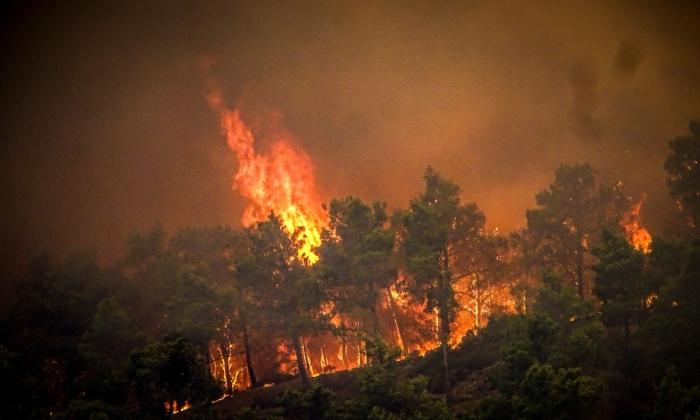 Holidays and Flights to Greek Island Ravaged by Fire Cancelled
