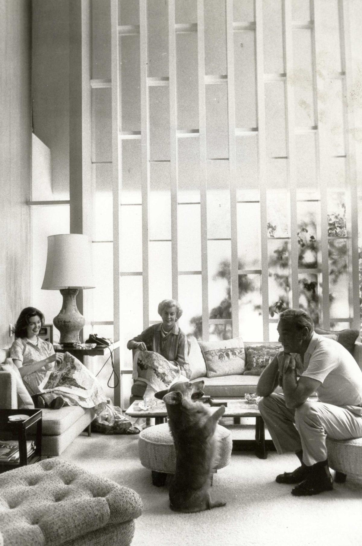 Family time at Cooper’s Brentwood, Calif., residence. (Courtesy of Maria Cooper Janis)