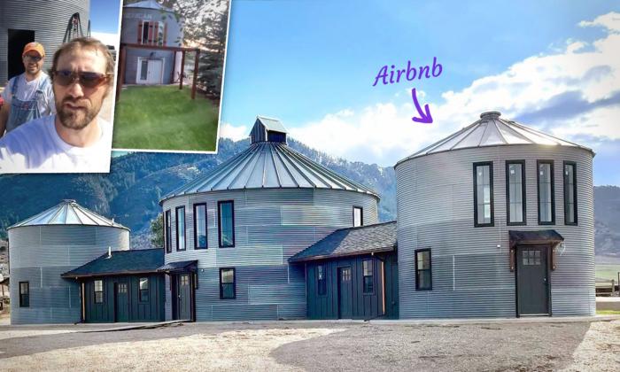 Idahoans Turn Old Grain Silos Into Rustic Themed Airbnb Business With Plush Interior—Here’s How