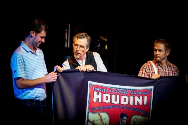 Part of the show of magic tricks features Houdini's illusions. (Courtesy of Rhapsody Theater)