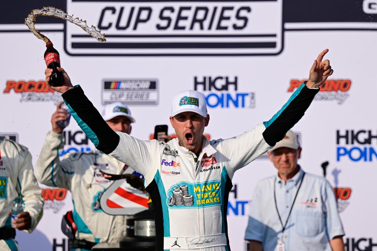 Denny Hamlin Gets His Record 7th Victory at Pocono and 50th of His NASCAR Cup Series Career