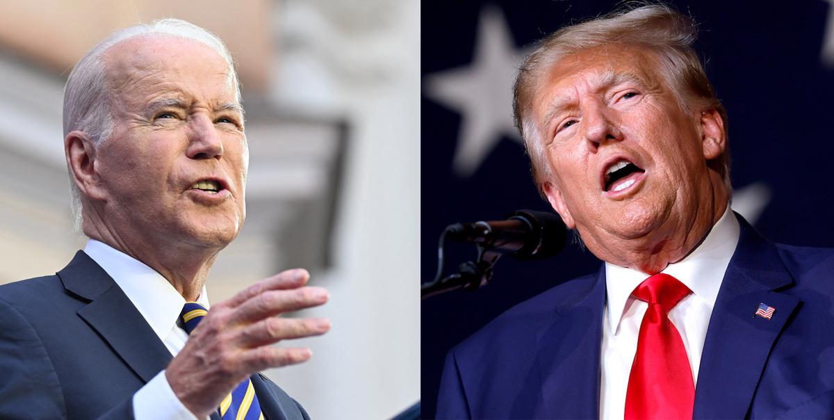 Biden, Trump Headed to UAW Strike to Vie for Blue-Collar Support
